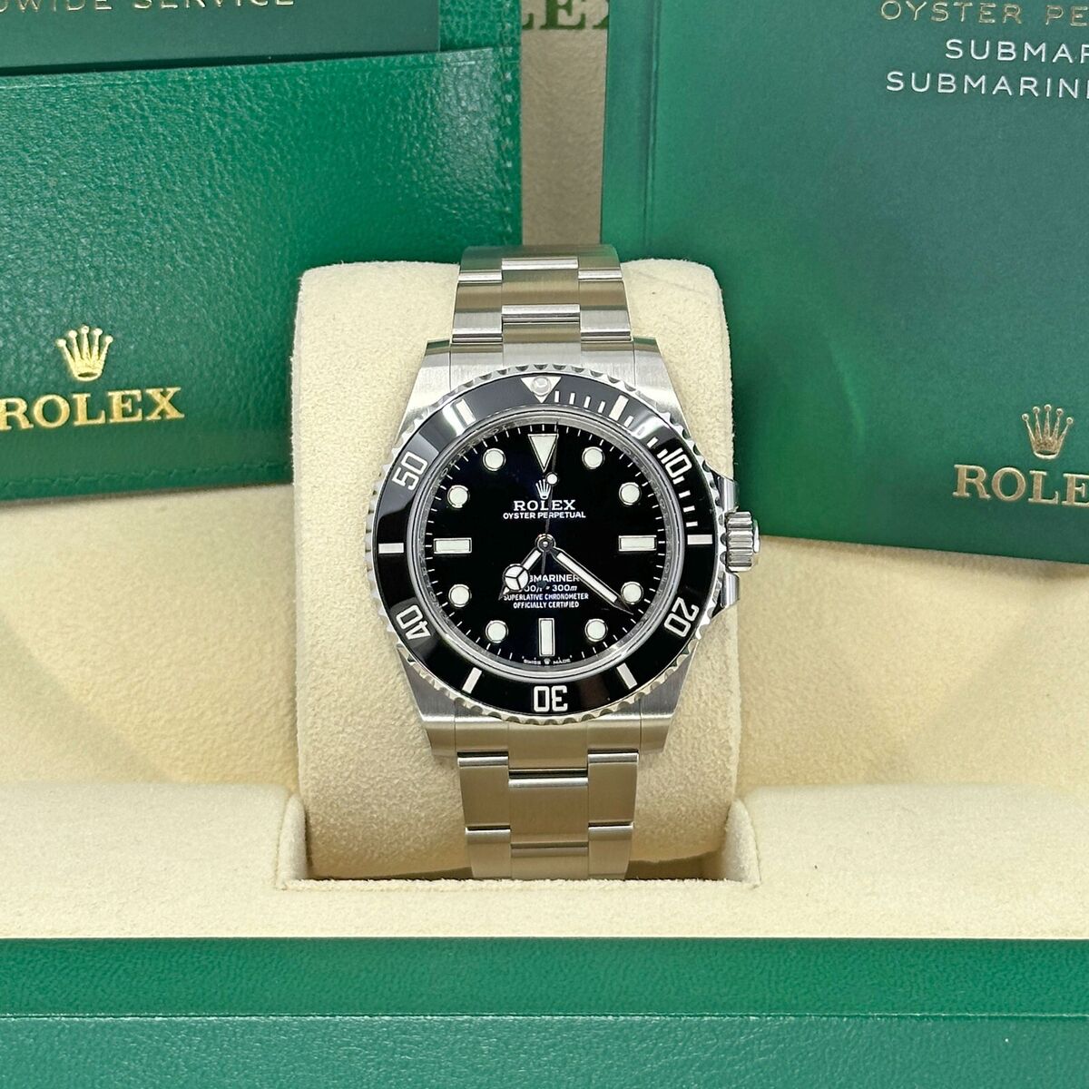 Montre Homme Submariner sans date Noir