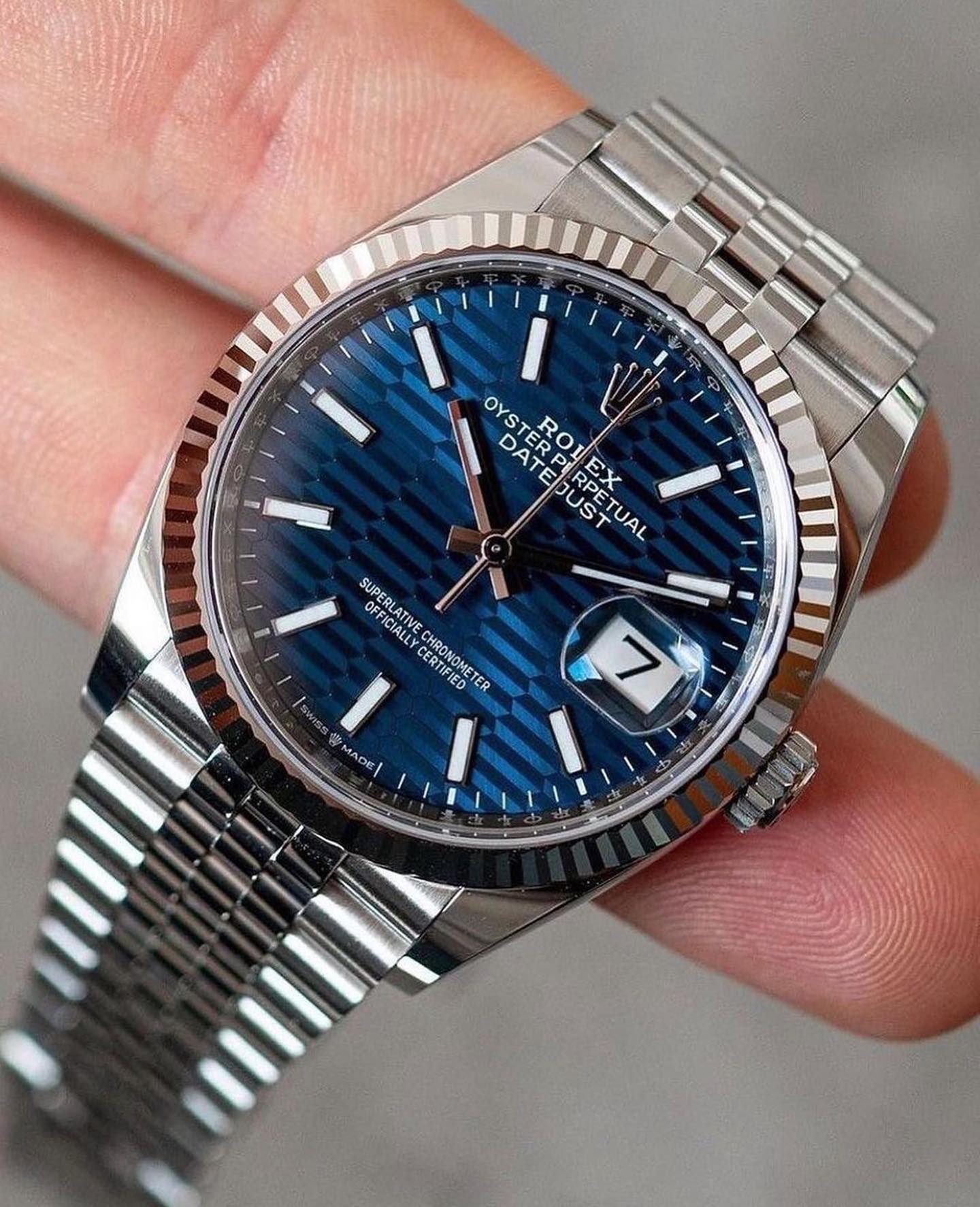 Datejust 36 mm Bleu 126234 Modèle 2021