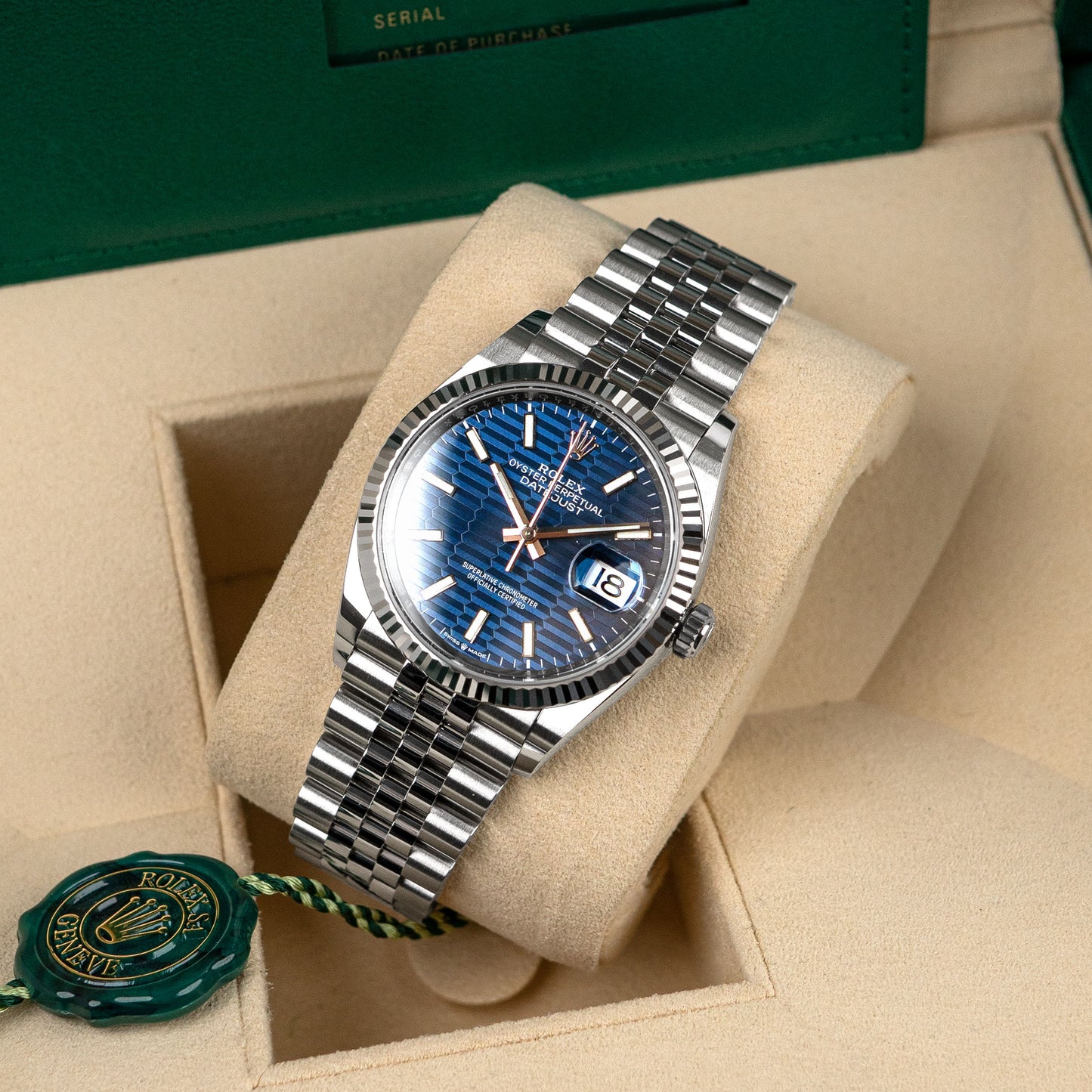 Datejust 36 mm Bleu 126234 Modèle 2021