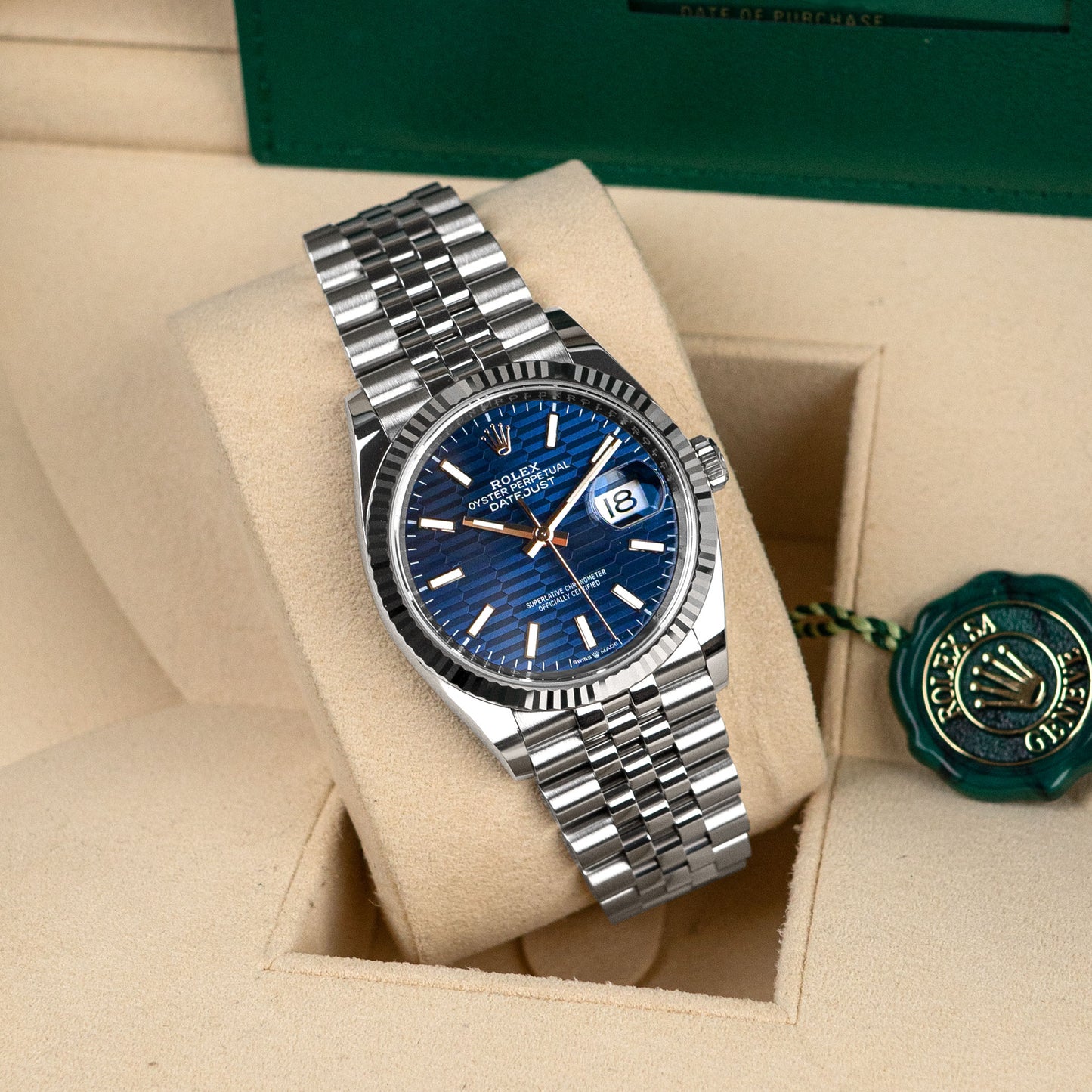 Datejust 36 mm Bleu 126234 Modèle 2021