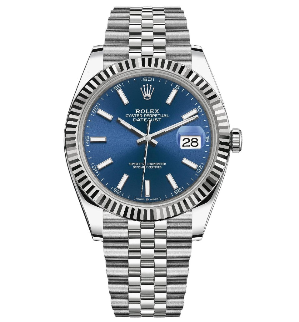 Datejust 41 Bleu jubilé Pour Homme